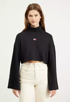 Толстовка Tommy Jeans БЕЙДЖ ВОДОЛАЗКИ, черный