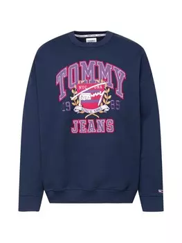 Толстовка Tommy Jeans College, ночной синий