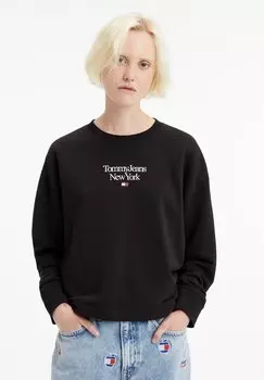 Толстовка Tommy Jeans CREW, черный