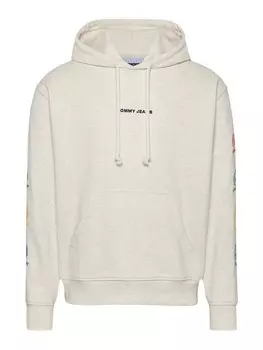 Толстовка Tommy Jeans, цвет mottled beige