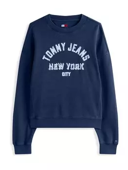 Толстовка Tommy Jeans, цвет Navy/Pastel blue