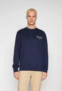 Толстовка Tommy Jeans ESSENTIAL GRAPHIC CREW, тёмно-синий