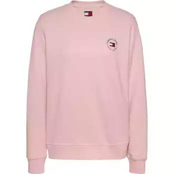 Толстовка Tommy Jeans Essential Logo 2 Regular Fit, розовый