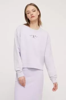Толстовка Tommy Jeans, фиолетовый