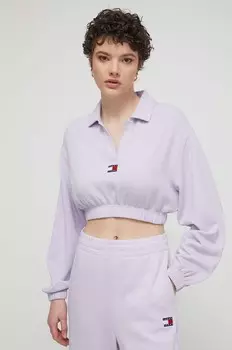 Толстовка Tommy Jeans, фиолетовый