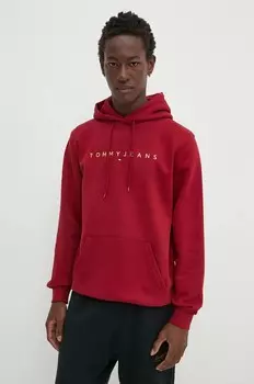 Толстовка Tommy Jeans, гранатовый