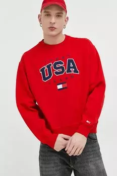 Толстовка Tommy Jeans, красный