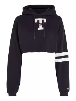 Толстовка Tommy Jeans Letterman, ночной синий