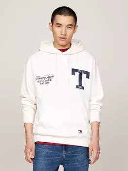 Толстовка Tommy Jeans Loose fit, белый