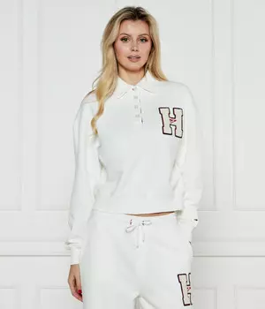 Толстовка Tommy Jeans Loose Fit, белый