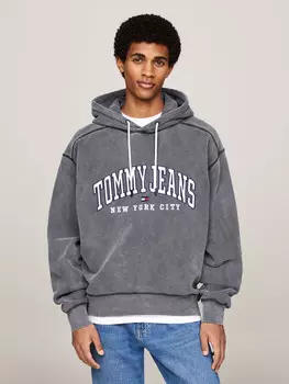 Толстовка Tommy Jeans Loose fit, серый