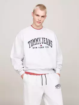 Толстовка Tommy Jeans Loose fit, серый