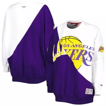 Толстовка Tommy Jeans Los Angeles Lakers, фиолетовый