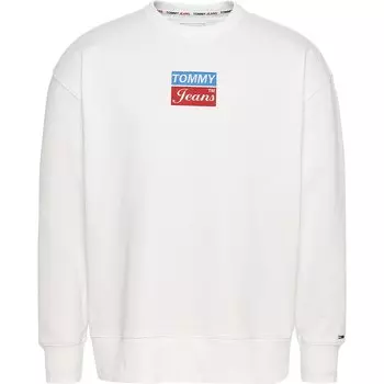Толстовка Tommy Jeans Modern Essentials, белый