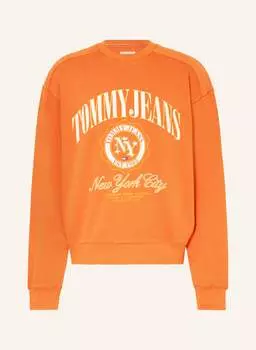 Толстовка TOMMY JEANS, оранжевый