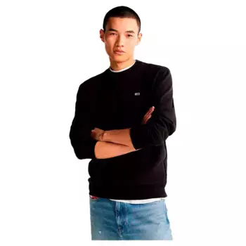 Толстовка Tommy Jeans Reg Flag, черный