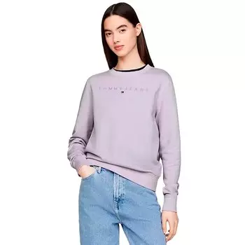 Толстовка Tommy Jeans Reg Tonal Linear, фиолетовый