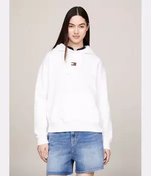 Толстовка Tommy Jeans Regular Fit, белый