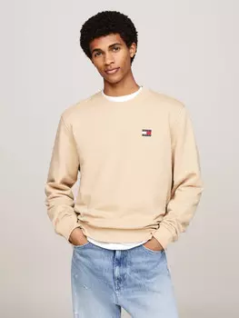 Толстовка Tommy Jeans Regular Fit, бежевый