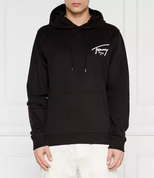 Толстовка Tommy Jeans Regular Fit, черный