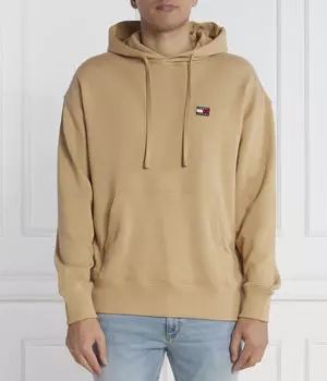 Толстовка Tommy Jeans Regular Fit, коричневый