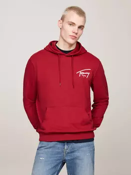Толстовка Tommy Jeans Regular Fit, красный