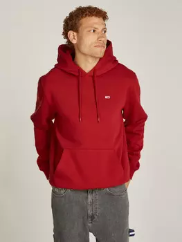 Толстовка Tommy Jeans Regular Fit, красный