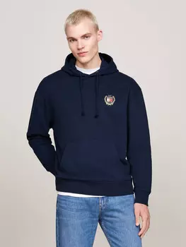 Толстовка Tommy Jeans Regular Fit, темно-синий
