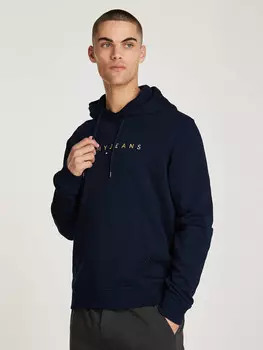 Толстовка Tommy Jeans Regular Fit, темно-синий