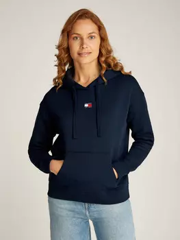 Толстовка Tommy Jeans Regular Fit, темно-синий