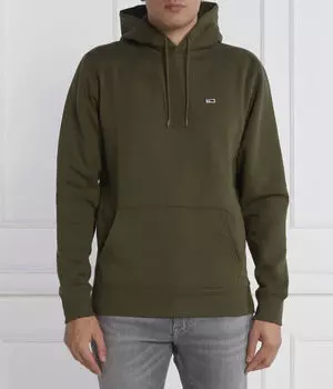 Толстовка Tommy Jeans Regular Fit, зеленый