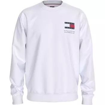 Толстовка Tommy Jeans Regular Flag Ext, белый