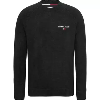 Толстовка Tommy Jeans Regular Raglan, черный