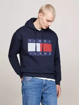 Толстовка Tommy Jeans Relaxed fit, темно-синий