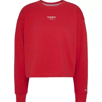 Толстовка Tommy Jeans Rlx Crp Ess Logo, красный
