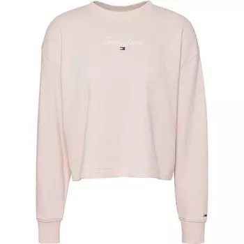 Толстовка Tommy Jeans Rlx Essential Logo 1, розовый