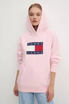 Толстовка Tommy Jeans, розовый