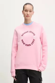 Толстовка Tommy Jeans, розовый