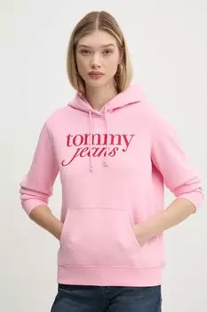 Толстовка Tommy Jeans, розовый