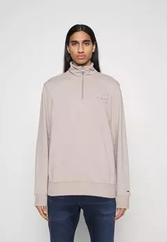 Толстовка Tommy Jeans Signature Half Zip, brandons stone