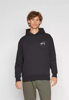 Толстовка Tommy Jeans SIGNATURE HOODIE, черный