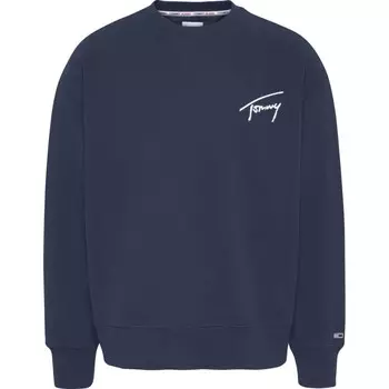 Толстовка Tommy Jeans Signature, синий