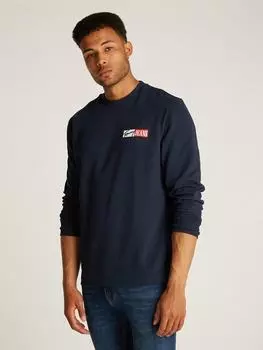 Толстовка TOMMY JEANS, темно-синий
