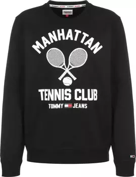 Толстовка Tommy Jeans Tennis, черный