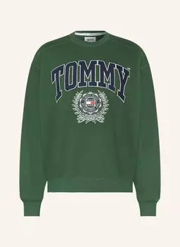 Толстовка TOMMY JEANS, зеленый