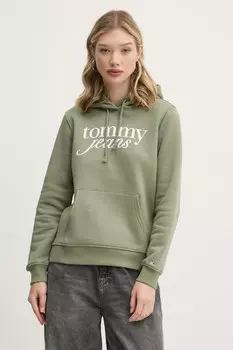 Толстовка Tommy Jeans, зеленый
