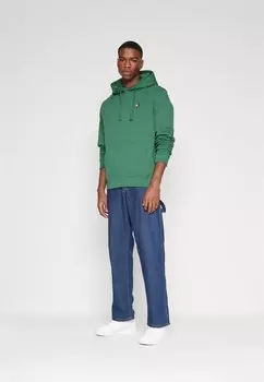 Толстовка Tommy Jeans ЗНАК УНИСЕКС, цвет court green