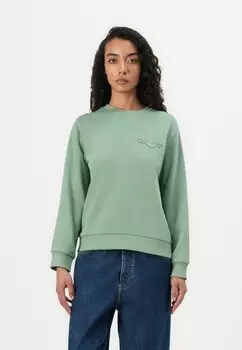 Толстовка TONAL SHIELD GANT, зеленый