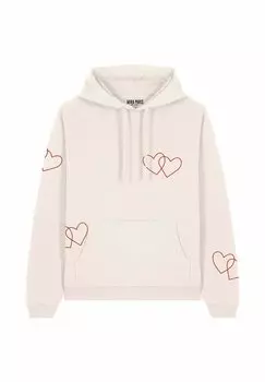 Толстовка TOO MUCH LOVE PRINT HEAVYWEIGHT - Hoodie Mira Paris, кремовый