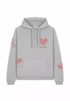 Толстовка TOO SWEET PRINT HEAVYWEIGHT - Hoodie Mira Paris, пятнистый серый